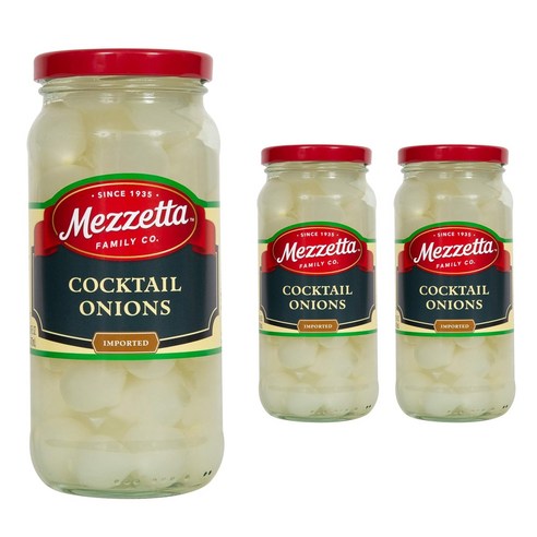 메제타 임포티드 칵테일 어니언 비건, 473ml, 3개