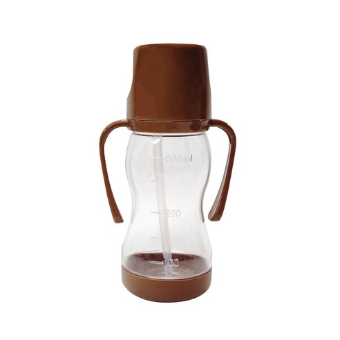 아가프라 라온빨대컵 350ml / 국민빨대컵 와이드젖꼭지 호환가능, 초코