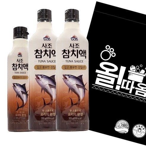 올따옴) 사조해표 참치액 900g 2입+500g 1입, 1개