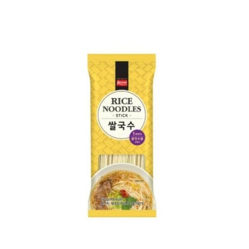 화미 남녀노소 음식점 별미 쌀국수용 면 250g 홈파티음식 간단한요리 업소용 야식 집밥 자취 혼밥, 36개