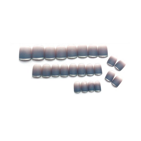 스타존 셀프 컬렉션 인조손톱 인스턴트 네일팁 롱 숏 24P, Y075 A타입(숏), 1세트