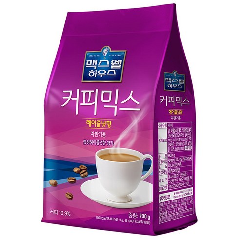 맥스웰하우스 커피믹스 자판기용 헤이즐넛향, 900g, 1개입, 1개