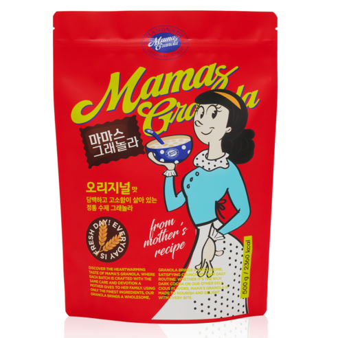 마마스그래놀라 오리지널맛 수제그래놀라 시리얼 파티팩 선물, 1개, 500g