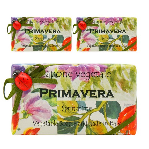 알키미아 무당벌레 비누 천연수제 향수비누, PRIMAVERA(스프링타임), 3개, 200g