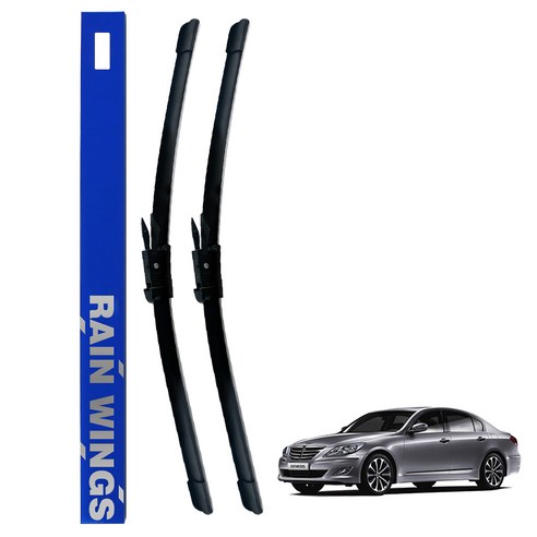현대 제네시스 BH A타입 전용 순정(호환)형 플랫 와이퍼 전면세트 08년~10년 BH GP 330 380 500 럭셔리 그랜드 모던 프리미엄 로얄 익스클루시브 프레스티지