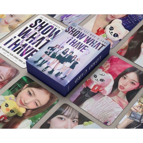 ive 포카 포토카드 굿즈 55장 포토앨범, VE4