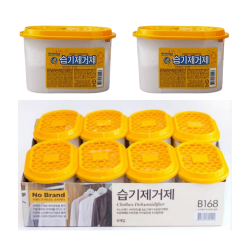 습기제거제 냄새먹는하마 냄새먹는 제습제 노브랜드, 8개입(1box), 1개 Best Top3