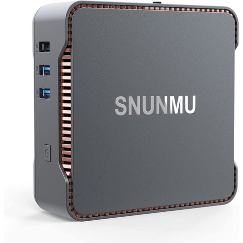 미니PC  SNUNMU 그레이 GK3V 미니 PC (인텔 셀러론 J4125 Windows11 포함), RAM-8GB SSD-128GB