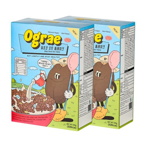 아침을 더욱 풍요롭게, 딥초코오트플레이크 간식 후기