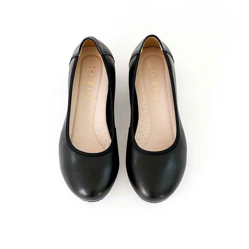 발 편안한 승무원 신발: 통굽 일할 때 플랫슈즈