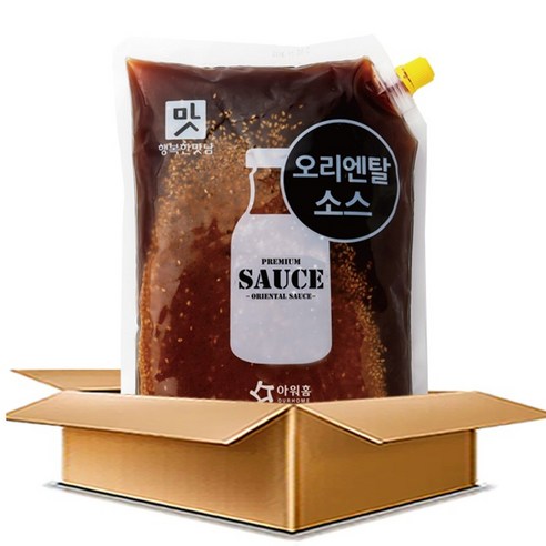 아워홈오리엔탈 아워홈 행복한맛남 오리엔탈 소스 (2kg x 6개입) 샐러드 드레싱 깔끔한 맛 Best Top5