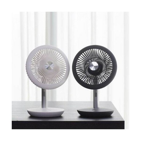 솔러스에어 탁상용 휴대용 무소음 미니 무선 선풍기 AIR601TF 608109, 화이트