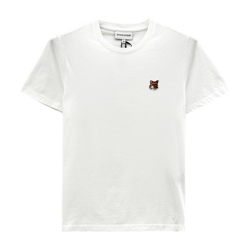 24SS 메종키츠네 폭스 헤드 여성 반팔 티셔츠 LW00105 P100
