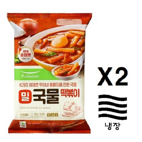 [풀무원] 밀떡 국물떡볶이(2인분)X2
