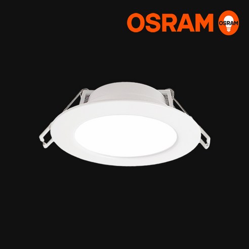 오스람 4인치 10W LED 다운라이트 매입등 매립등 DC타입 플리커프리, 1개, 백색