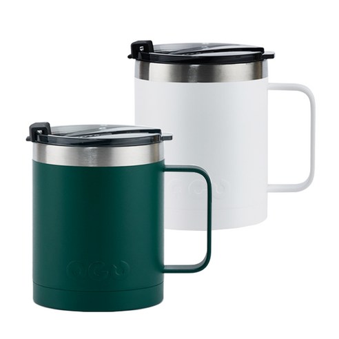 완벽 밀폐 오트룩스 보온 보냉 진공 스텐 밀폐 머그 텀블러 355ml 1+1