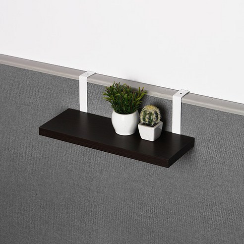 파티션걸이 선반 40x15cm, 월넛