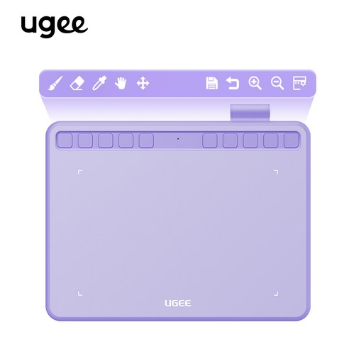 Ugee 유지 디지털 드로잉 그래픽 펜 타블렛은 유선 사용만 가능한 구성품입니다.