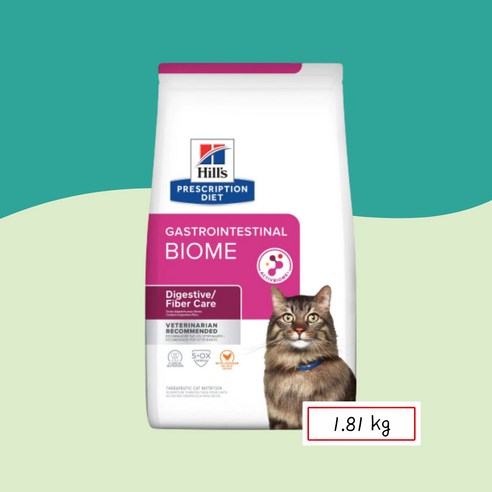 추천상품 (당일출고) 힐스 캣 gi biome 1.81kg 고양이 gi 바이옴 소화기계 처방식사료