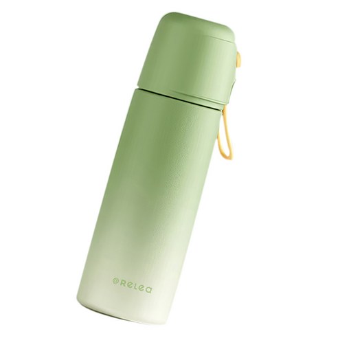 RELEA UP316 보온 보냉 텀블러, 1개, 그라디언트 그린, 550ml