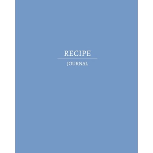 Recipe Journal Paperback, Blurb, English, 9781034727569
