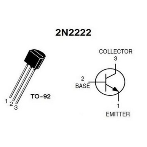 2N2222A(NPN) 바이폴라 트랜지스터(bjt bipolar junction transistors) 0.1%의 비밀, 100개