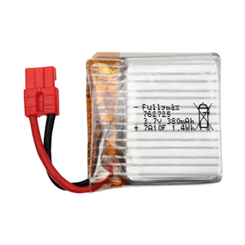시마 올칩 3.7V 380mAh 드론배터리 소형 RC 쿼드콥터 예비용 교체 부품 SYMA X21 X26, 1개, (X26) 3.7v 380mah(HC)