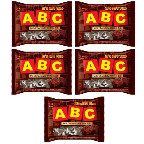 ABC초코, 187g, 5개