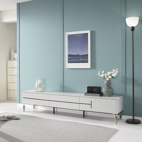 공간을 예술로 승화시키는 [로드퍼니처] 글로우 세라믹 거실장: 당신의 거실에 감각적인 빛을 더하세요 세라믹거실장