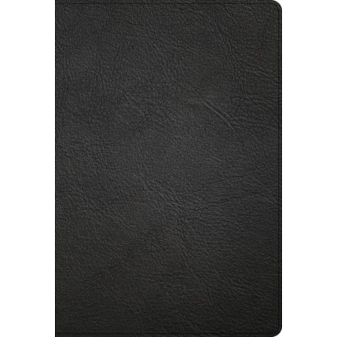 (영문도서) KJV Large Print Thinline Bible Black Genuine Leather Indexed Imitation Leather, Holman Bibles, English, 9781087782768
