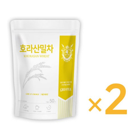 Greatea 그래이티 카무트 호라산밀 차 50티백, 1개, 50개입, 1.5g
