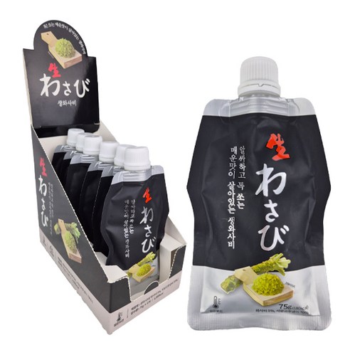 코우 생와사비(상온) 75g (디스플레이박스), 75g, 6개