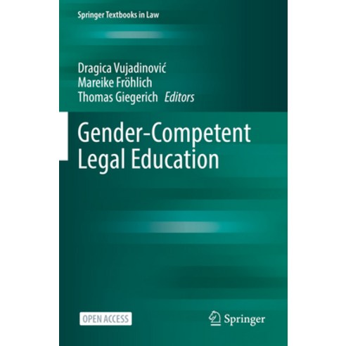 (영문도서) Gender-Competent Legal Education Paperback, Springer, English, 9783031143625
