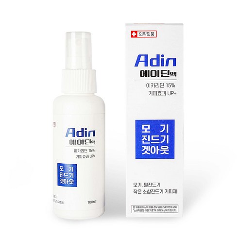 모스헌터 에이딘액 모기 진드기 기피제 고급형, 3개, 100ml