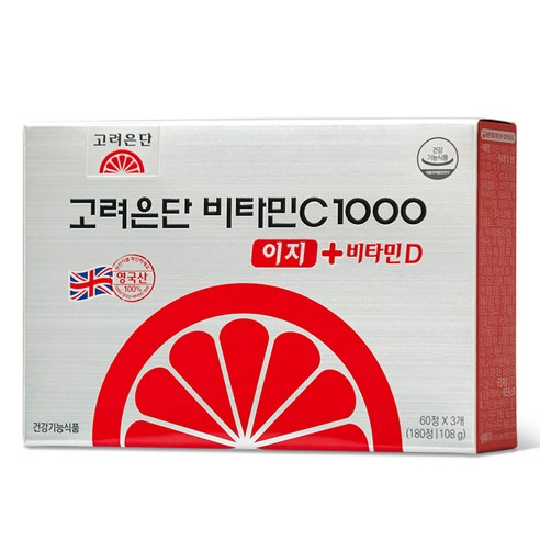 고려은단 비타민C 1000 이지+ 비타민D 108g