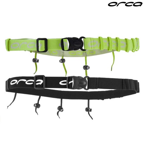 ORCA Racebelt 오르카 레이스벨트 철인3종 마라톤 (검정 형광)