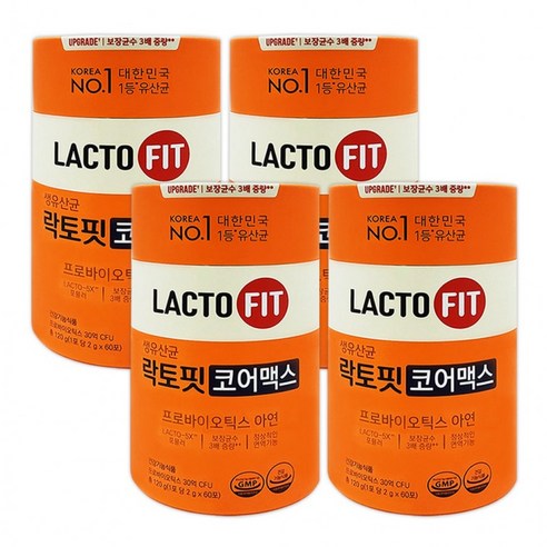 락토핏 생유산균 코어맥스 60포 1통, 2g, 1개