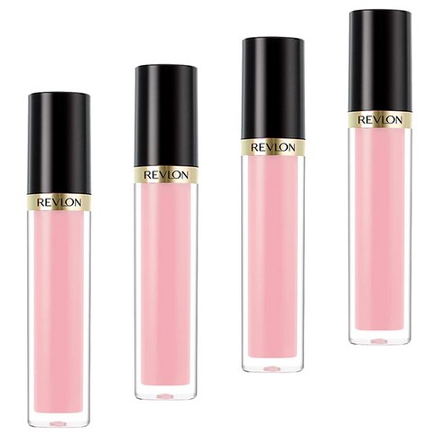 레브론 수퍼 러스트러스 립 글로스 3.8ml, Sky Pink, 4개