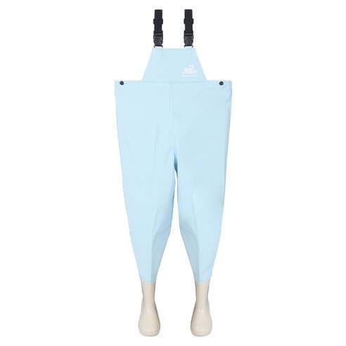 맥스메가다인 어린이장화 가슴장화 키즈 아동 웨이더 갯벌 체험 해루질 장화, 190, 블루