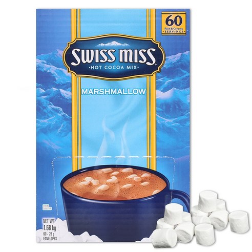 스위스미스 핫 코코아 믹스 마시멜로, 28g, 60개입, 1개