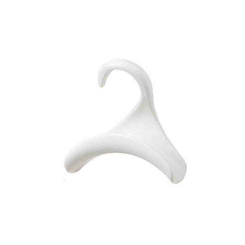 애스퓨 아치 가방 걸이 (옷장 모자 스카프 다용도 정리), 16개, 화이트