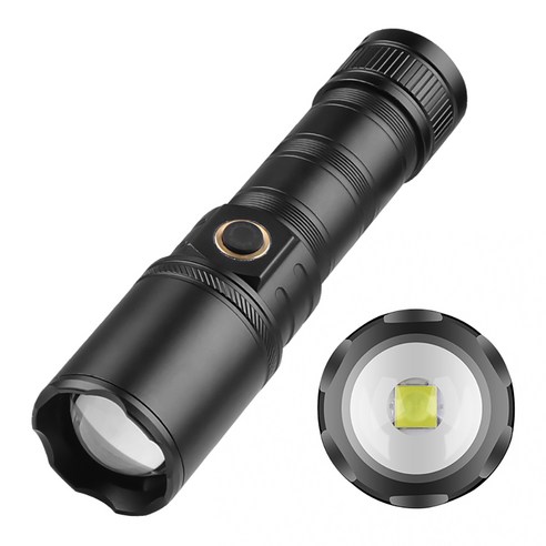 PKR-70 손전등 후레쉬 후레시 줌라이트, 5000mAh