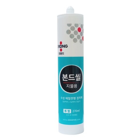 오공본드씰 지물용 도배 실리콘 수성 300ml (투명), 1개