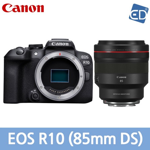 [캐논 정품] EOS R10 / 미러리스카메라/ED, 09 캐논정품 R10+RF 85mm DS