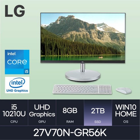 LG전자 27V70N-GR56K, 2TB, 8GB, 실버