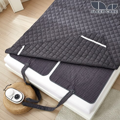 슬립케어 슬림형 온수매트 퀸사이즈 분리 난방, 2장 구성 GM-2 삼바텍온수매트