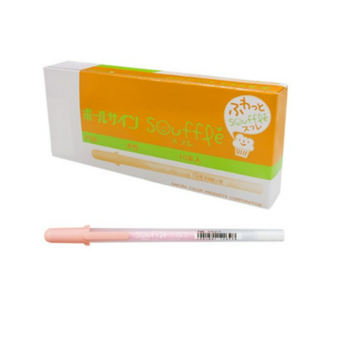 사쿠라 겔리롤 수플레 잉크펜 0.8mm, 핑크, 20개