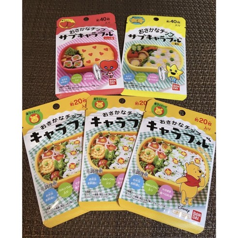 소풍 도시락의 매력을 더하는 캬라후루 캐릭터 어묵칩