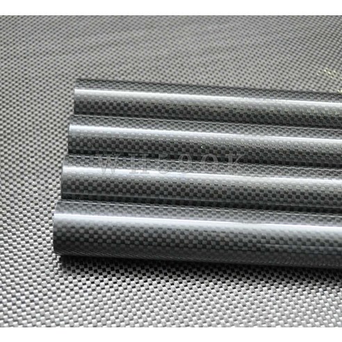 고강도 3k 탄소섬유튜브 외경 20mm 22mm 23 24mm 25mm 26mm 27mm 28mm 29 30mm 길이500mm 3k 평직유광 윙튜브 Carbon fiber tube, 1pcs 30x20x500mm 유광