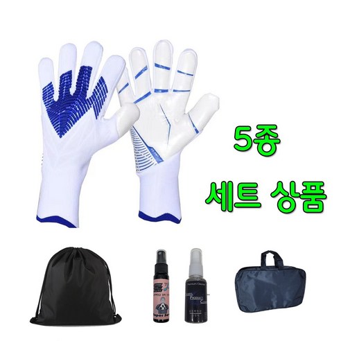 wrikri 스파이더 무늬 라텍스 재질 골키퍼 장갑 + 미끄럼 방지 축구 양말 WBGKGV2, 화이트8호